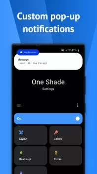 One Shade: Custom Notification MOD APK (Unlocked, Pro) v18.5.9.2 screenshot 14