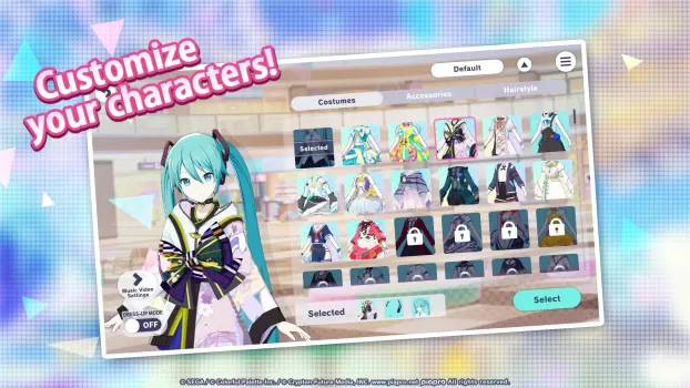 HATSUNE MIKU: COLORFUL STAGE! MOD APK (Remove ads, Mod speed) v2.8.0 screenshot 2