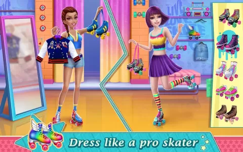 Roller Skating Girls MOD APK (Unlocked) v1.4.3 screenshot 1
