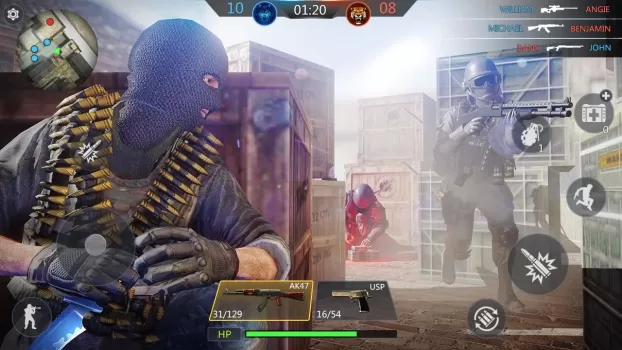 FPS Online Strike:PVP Shooter MOD APK (Remove ads, Unlimited money) v1.3.61 screenshot 4