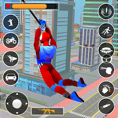 Spider Hero Fighting Rope Game MOD APK (Remove ads)