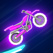 Rider Worlds - Neon Bike Races MOD APK (Free purchase)