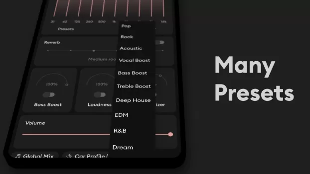 Flat Equalizer - Bass Booster MOD APK (Unlocked, Premium) v6.2.0 screenshot 7