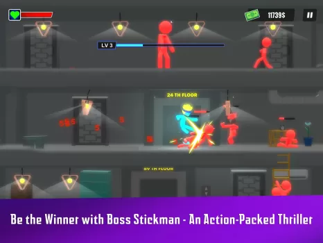 Boss Stick man MOD APK (Unlimited money) v4.2 screenshot 17