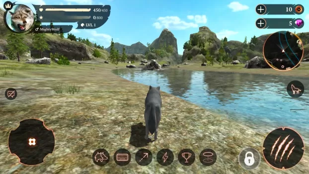 The Wolf MOD APK (Remove ads, Free purchase, Free shopping, Mod speed) v3.5.1 screenshot 1