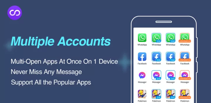 Multiple Accounts: Dual Space MOD APK (Unlocked, VIP) v4.1.6 screenshot 6