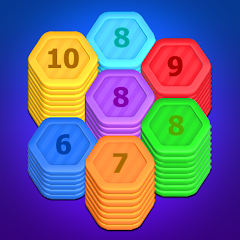 Hexa Stack: Sorting Puzzle MOD APK (Remove ads, Mod speed)