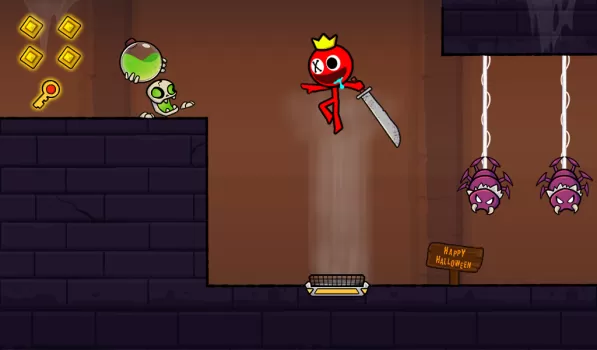 Red Stick Boy: Adventure Game MOD APK (Remove ads, Unlimited money) v2.8.0 screenshot 12