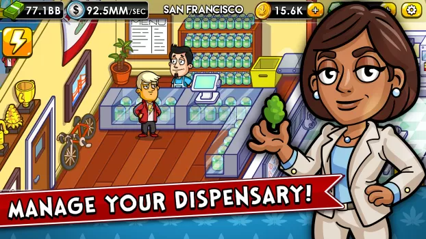 Weed Inc: Idle Tycoon MOD APK (Unlimited money, Free purchase, Mod Menu, Mod speed) v3.34.46 screenshot 13