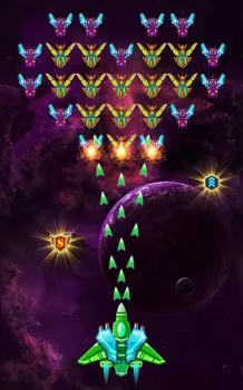 Galaxy Attack: Shooting Game MOD APK (Free purchase, God Mode, High Damage) v59.2 screenshot 17