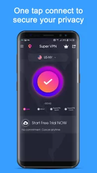 VPN Proxy Speed - Super VPN MOD APK (Unlocked, Premium) v3.5.5 screenshot 1