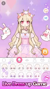 Live Star: YOYO Doll Dress Up MOD APK (Remove ads, Unlimited money, Mod Menu) v1.4.1 screenshot 23