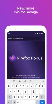 Firefox Focus: No Fuss Browser MOD APK (Remove ads, Optimized) v125.0 screenshot 1