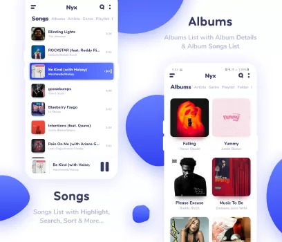 NYX Music Player MOD APK (Unlocked, Pro) v2.6.7 screenshot 2