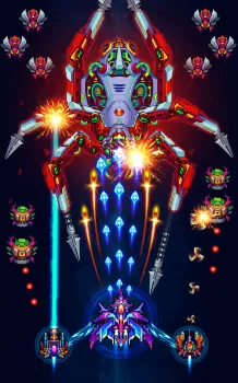 Galaxiga Arcade Shooting Game MOD APK (God Mode, High Damage, Mod speed) v24.98 screenshot 15