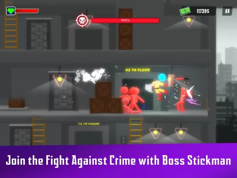 Boss Stick man MOD APK (Unlimited money) v4.2 screenshot 15