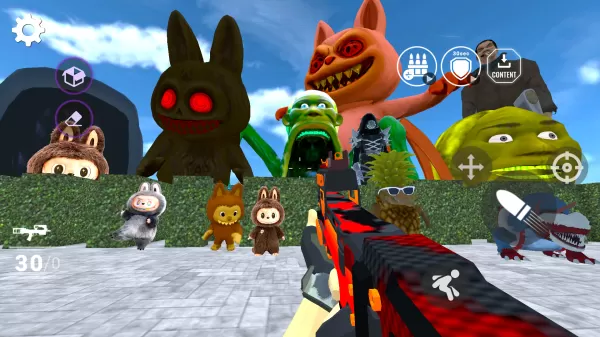 Nextbots In Backrooms: Shooter