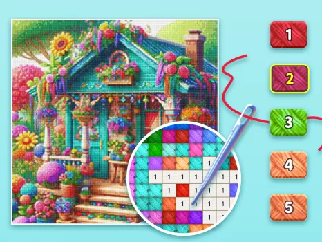 Cross Stitch: Color by Number MOD APK (Unlimited money, Unlocked, Full) v2.6.6 screenshot 9