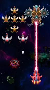 Galaxy Attack: Chicken Shooter MOD APK (Remove ads, Unlimited money) v31.2 screenshot 5