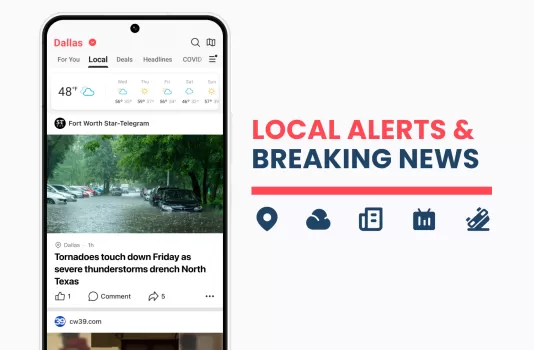 NewsBreak: Local News & Alerts MOD APK (Remove ads) v24.38.0 screenshot 1