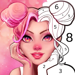 Coloring Game: Paint by Number MOD APK (Remove ads, Unlimited money, Unlimited hints)