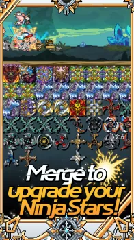 Merge Ninja Star 2 MOD APK (Remove ads, Mod speed) v1.0.519 screenshot 4