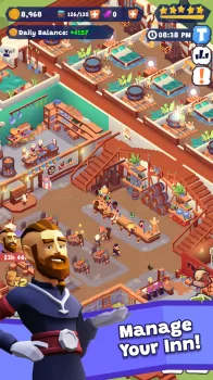 Idle Inn Empire: Hotel Tycoon MOD APK (Paid for free, Free purchase) v2.8.0 screenshot 1