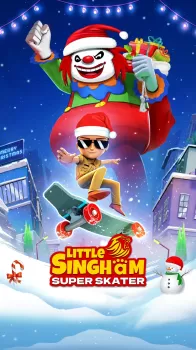 Little Singham Super Skater MOD APK (Unlimited money, Mod Menu) v1.0.347 screenshot 1