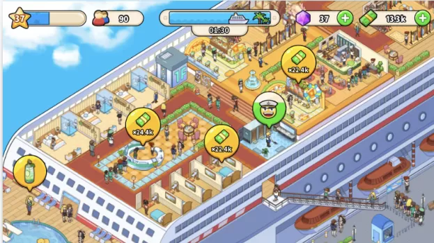 My Cruise: Idle ship Tycoon MOD APK (Unlimited money, Free purchase, Mod speed) v1.6.2 screenshot 5