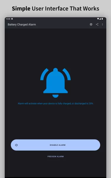Full Battery Charge Alarm