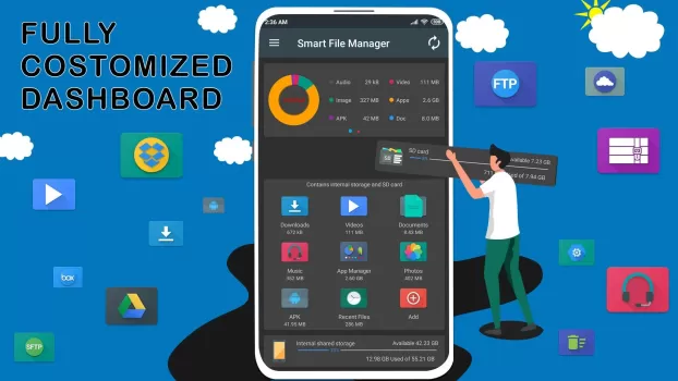 File Manager by Lufick MOD APK (Unlocked, Premium) v7.1.0 screenshot 1