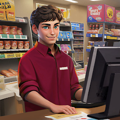 Supermarket Simulator Business MOD APK (Free purchase)