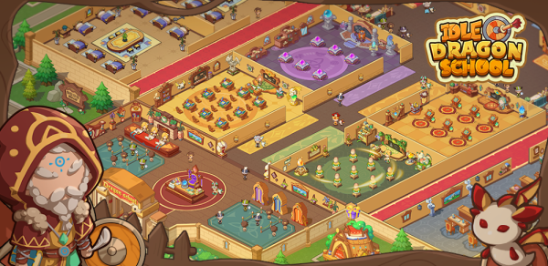 Idle Dragon School—Tycoon Game