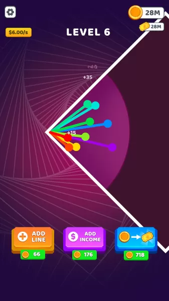 Bouncing Rainbow: Calm Clicker