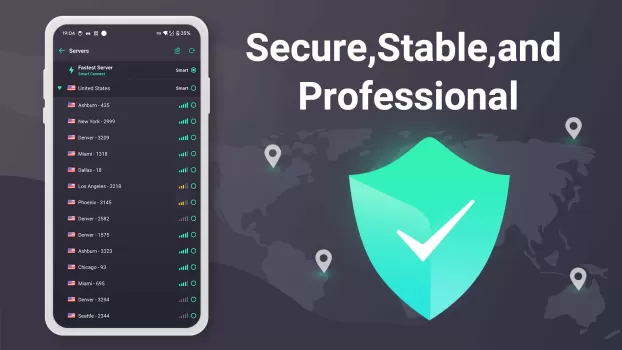 Touch VPN - Stable &Security MOD APK (Unlocked, Premium) v6.0.892 screenshot 2