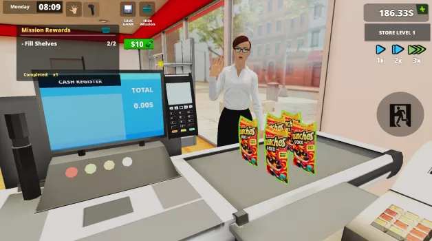 Retail Supermarket Simulator MOD APK (Paid for free, Unlimited money, Free purchase) v13 screenshot 3