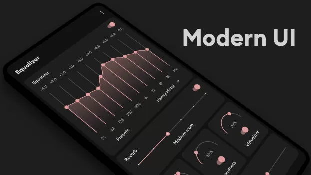 Flat Equalizer - Bass Booster MOD APK (Unlocked, Premium) v6.2.0 screenshot 1