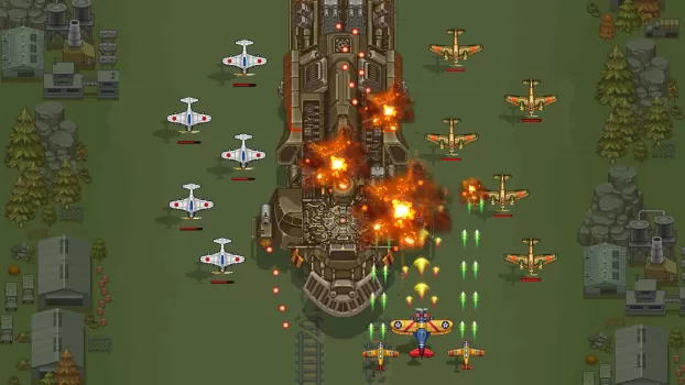 1945 Air Force: Airplane games MOD APK (God Mode) v13.74 screenshot 7