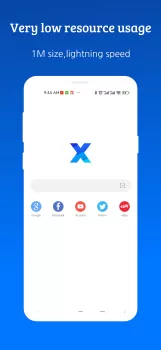 XBrowser - Mini & Super fast MOD APK (Remove ads, Optimized) v4.8.1 screenshot 1