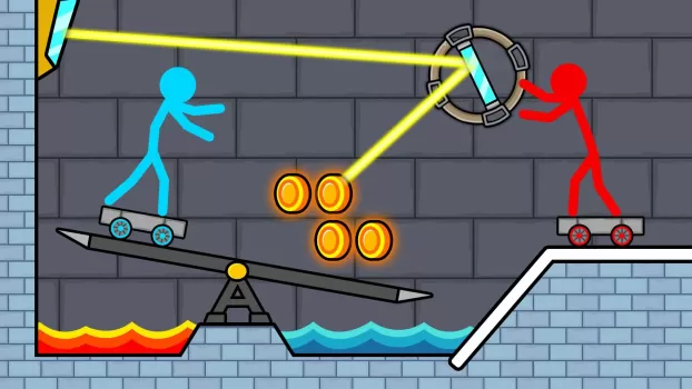 Red and Blue Stick: Animation MOD APK (Unlimited money) v2.2.4 screenshot 4