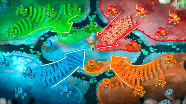 Mushroom Wars 2: RTS Strategy MOD APK (Unlimited money, God Mode, High Damage, Mod speed) v2024.2.6 screenshot 4