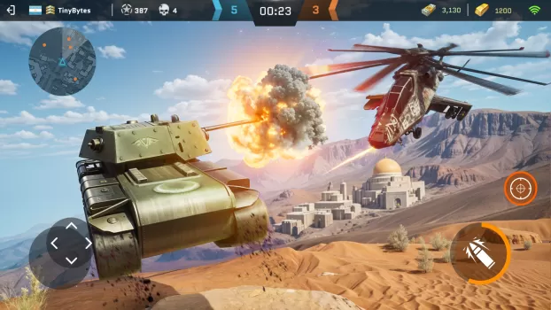 Massive Warfare: Tanks PvP War MOD APK (Remove ads, Mod speed) v1.90.474 screenshot 4