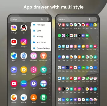 Cool S24 Launcher Galaxy OneUI MOD APK (Unlocked, Prime) v4.8.1 screenshot 3