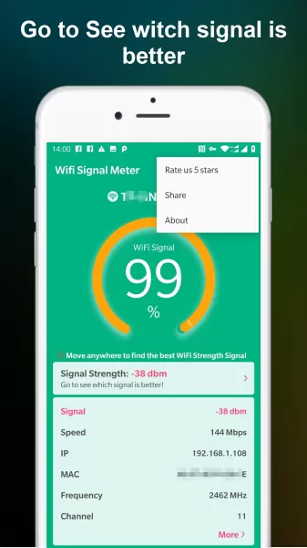WiFi Signal Strength Meter