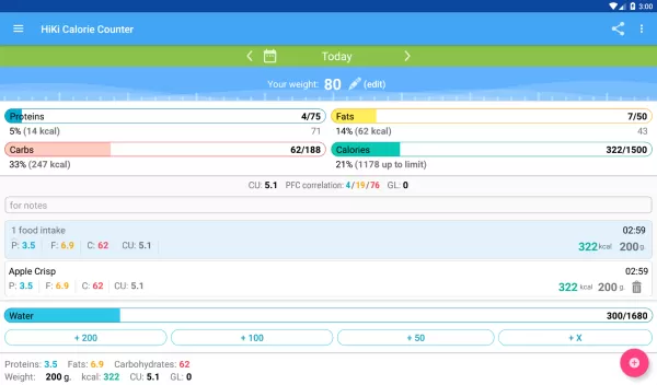 Calorie Counter HiKi