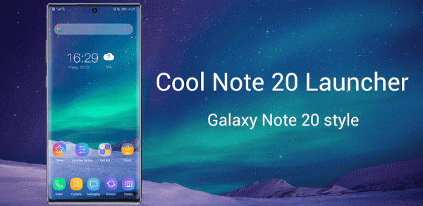 Cool Note20 Launcher Galaxy UI
