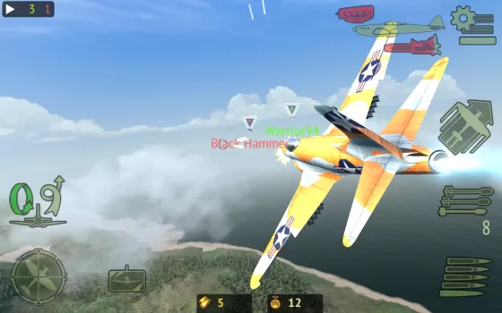 Warplanes: Online Combat MOD APK (Remove ads, Unlimited money, Free purchase, Premium) v1.6.1 screenshot 12