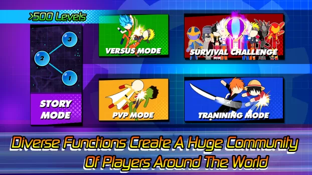 Super Stick Fight AllStar Hero MOD APK (Remove ads, Unlimited money) v4.5 screenshot 5