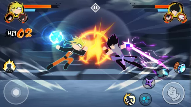 Stick Ninja - 3v3 Battle MOD APK (Unlimited money, Free purchase, Mod speed) v5.6 screenshot 1