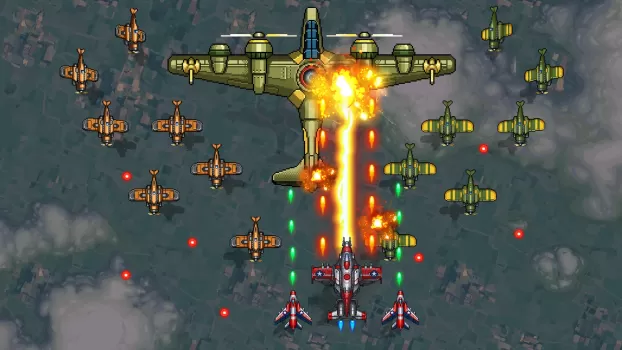 1945 Air Force: Airplane games MOD APK (God Mode) v13.74 screenshot 31